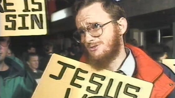Protest at the screening of The Last Temptation of Chirst