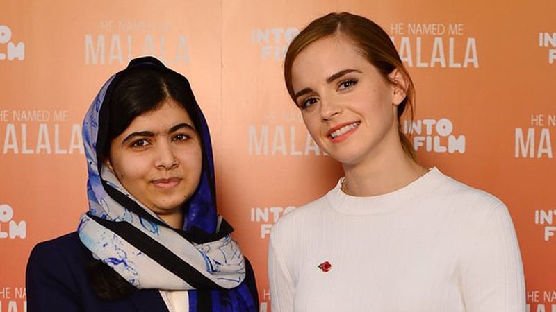 Malala Yousafzai and Emma Watson | Image: Twitter.com/EmWatson