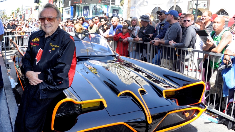 Geroge Barris with his batmobile creation