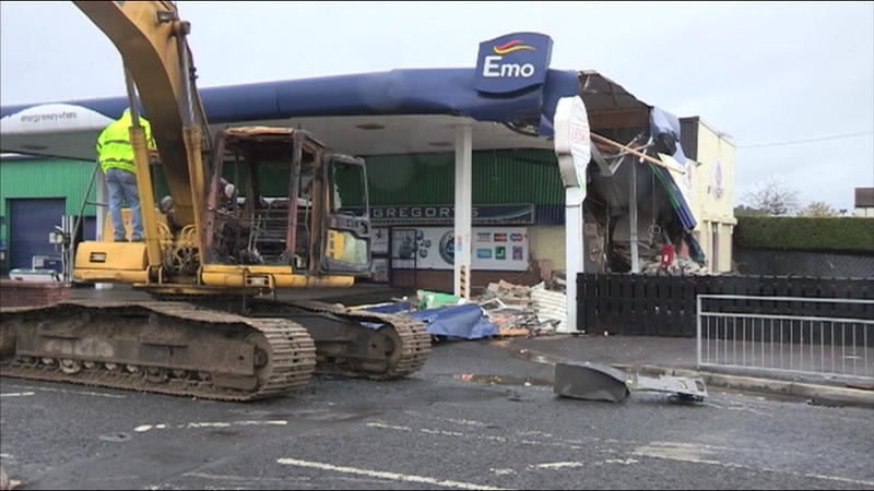 The machine was stolen from the filling station on the Camlough Road near Newry in the early hours of this morning