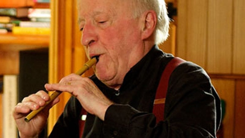 Paddy Moloney, front man with the Chieftains who have collaborated with The Rolling Stones, Sting, Ry Cooder and many international artists of note.