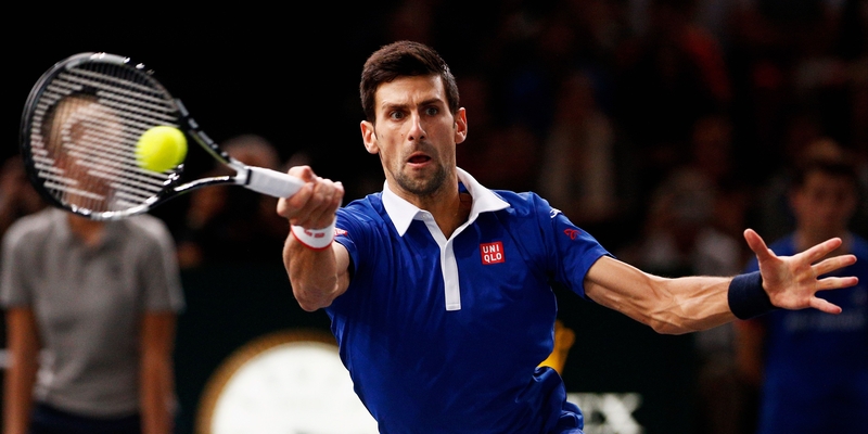 Djokovic fires another winner on his way to victory in France
