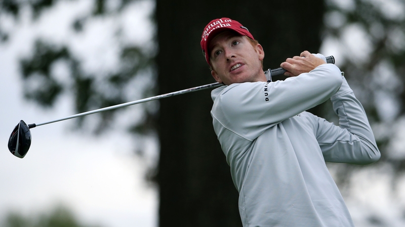 Roberto Castro tees off on the during round three at the Sanderson Farms Championship