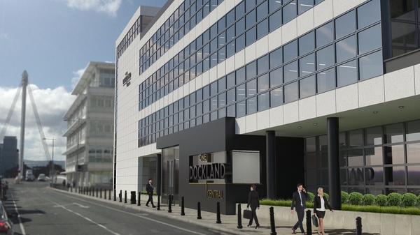 Work on Hibernia REIT's One Dockland Central is on schedule