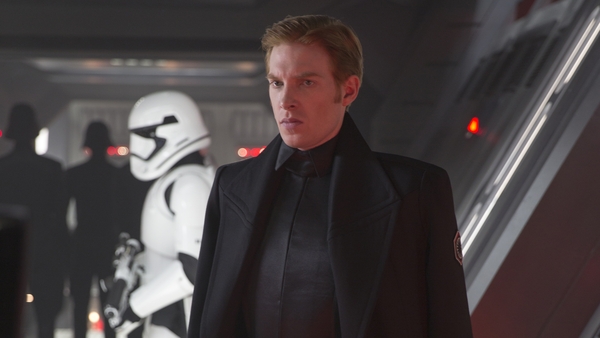 Domhnall Gleeson as General Hux in Star Wars