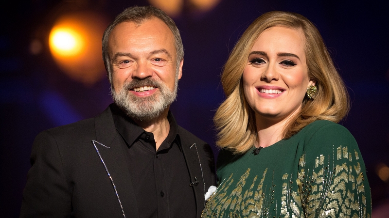 Graham Norton and Adele