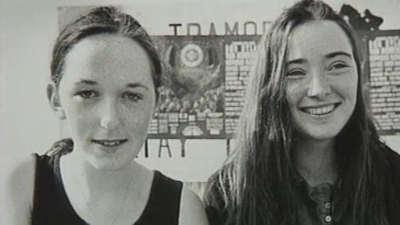 Jo Jo Dullard (left) and Mary Cullinane (1995)