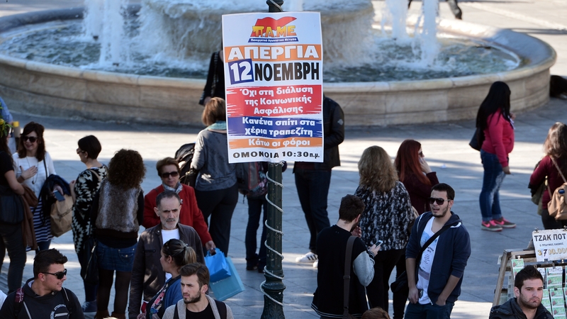 Unions say the strike is the 'people's response to the dogmatic insistence in dead-end and destructive policies'