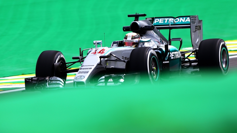 Hamilton posted a best lap of one minute and 13.543 seconds