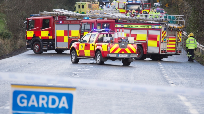 The area was sealed off by gardaí and will remain closed overnight