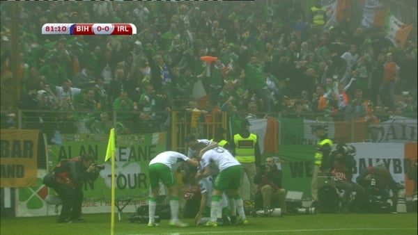 VIDEO: Robbie Brady has scored it seems