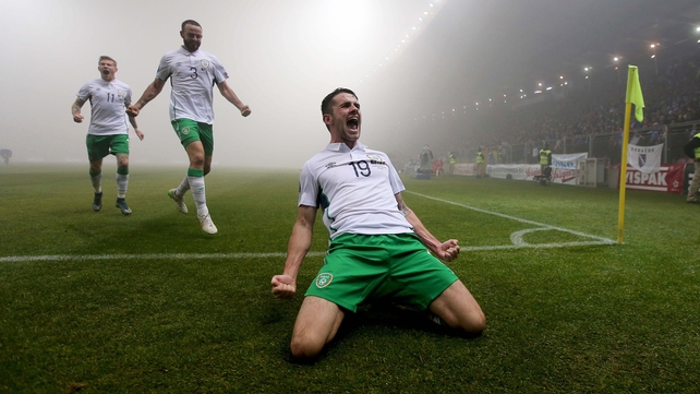 Bosnia and Herzegovina were the play-off opponents and Robbie Brady the hero in the fog as his late equaliser gave the Boys in Green the advantage following a 1-1 away first leg