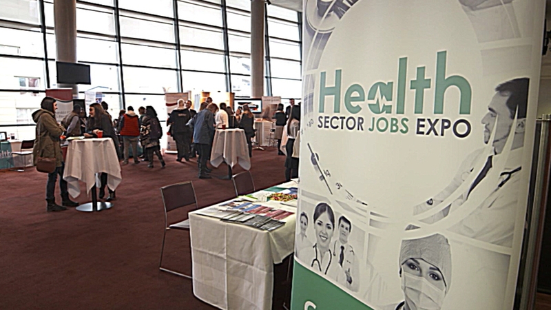 Both public and private hospitals were recruiting today