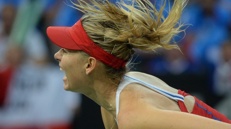 Maria Sharapova overcame Karolina Pliskova for Russia