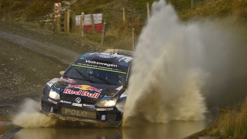 Sebastien Ogier in action in Wales