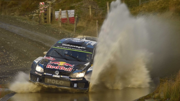 Sebastien Ogier in action in Wales