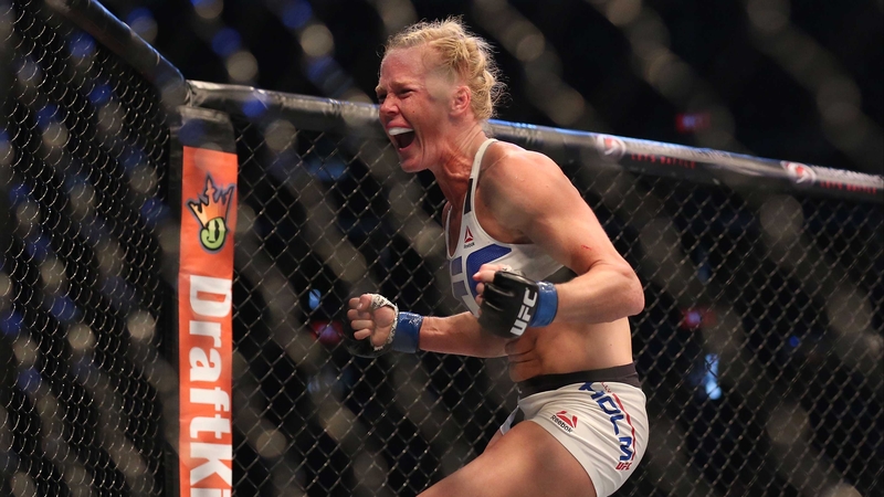 Holly Holm reacts to her stunning triumph