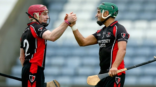 Oulart and Wexford team mates Keith Rossiter and Paul Roche