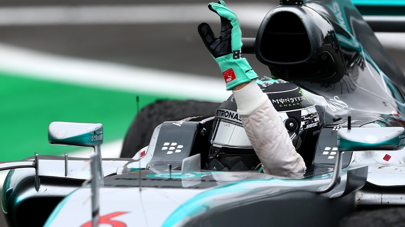 Nico Rosberg has finished second to Lewis Hamilton in the world championship after his victory in Brazil