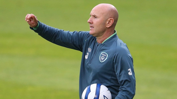 Paul Doolin during his spell as Under-19 manager