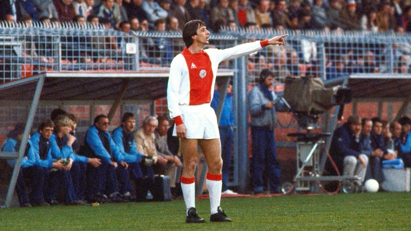 Johan Cruyff scored 276 goals for Ajax during his playing days