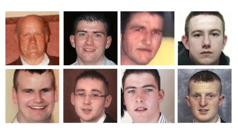 Eight men were killed in the crash