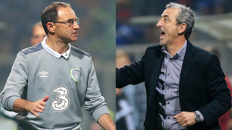 Managers Martin O'Neill and Mehmed Bazdarevic