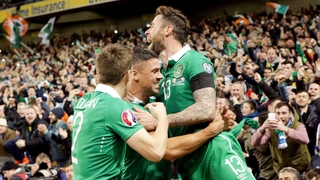 Jon Walters scored twice to send Ireland to France