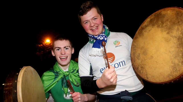 Bodhráns at the ready for abuse!