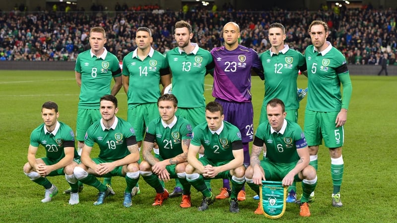The Ireland team that defeated Bosnia in a two-legged play-off to reach France 2016