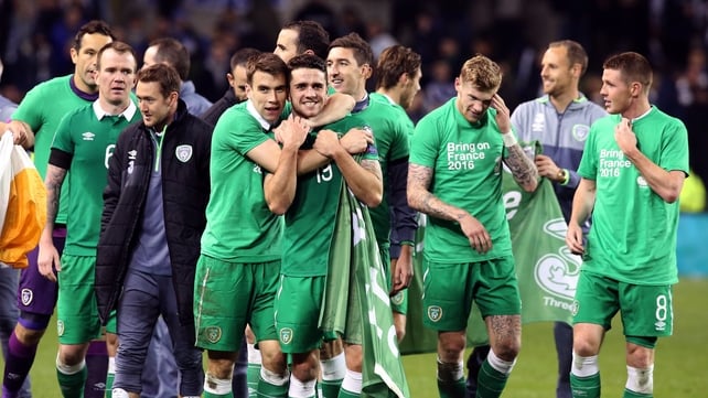 And so Ireland secured a 3-1 aggregate victory and a place at France 2016