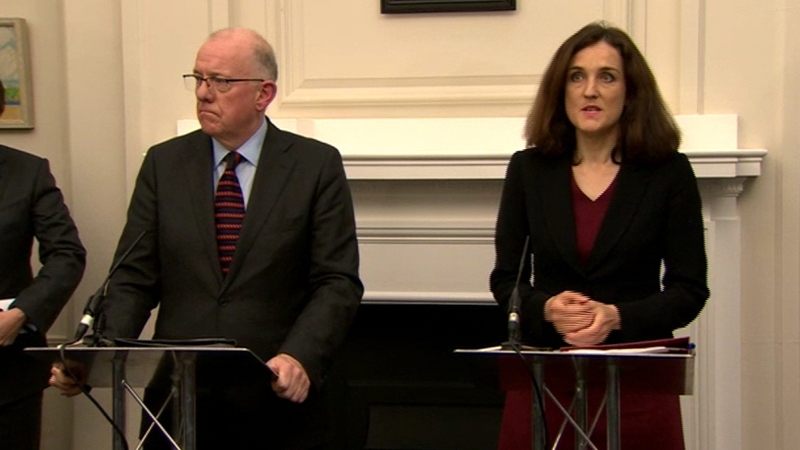 Charlie Flanagan and Theresa Villiers welcomed the deal