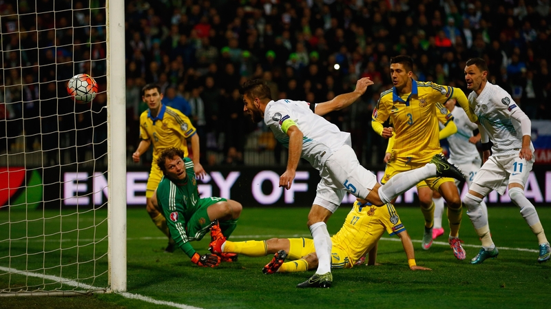 Slovenia scored early on but could not find a second goal