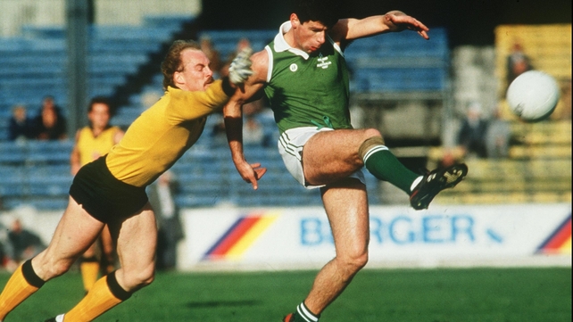 Greg Blaney of Ireland and Bruce Lindsay of Australia in 1987