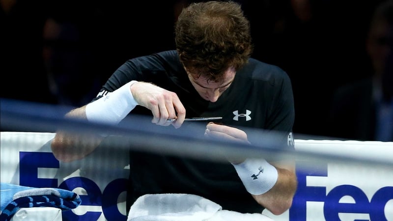 Rafael Nadal faced just a single break point - which he saved - in two sets against Andy Murray