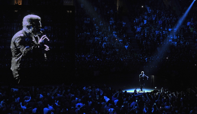 Bono previously said the U2's current tour has made them the "band we've always wanted to be in."