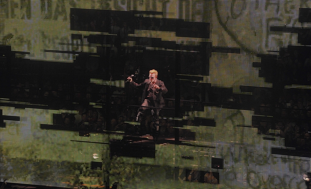 The show revolves around an innovative stage design that serves the band and audience very well indeed.