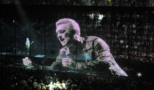 U2's first Irish show of their iNNOCENCE + eXPERIENCE tour was a triumph of pure rock theatre.