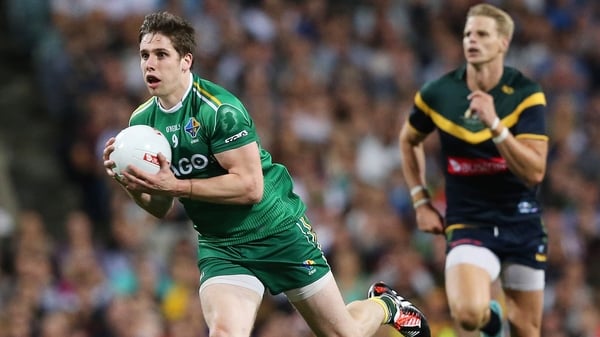 Lee Keegan in action during the 2014 loss in Perth