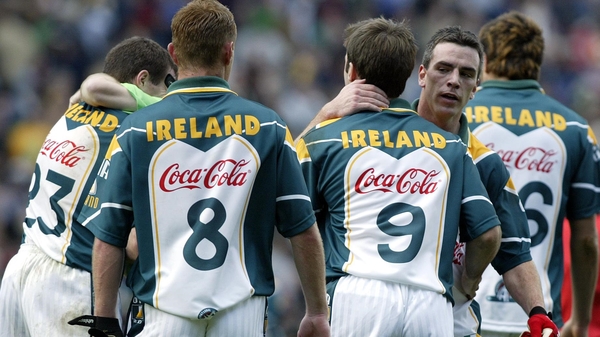 Pádraic Joyce (r) was one of the players who inspired a young Conor McManus