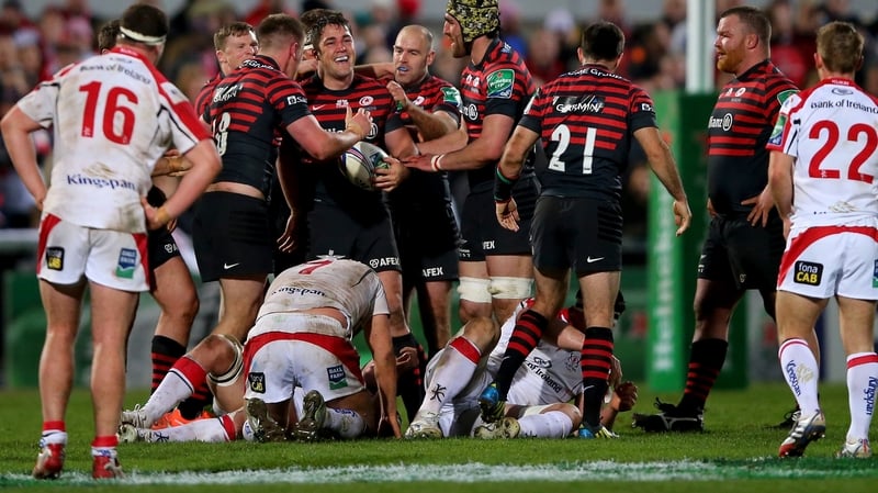 Saracens beat Ulster in the quarter-finals last season