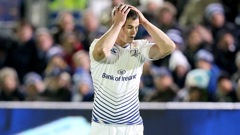 Jonathan Sexton dismayed at the end of the game