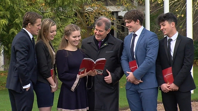 The students will receive either €6,750 or £5,500 a year towards their university costs