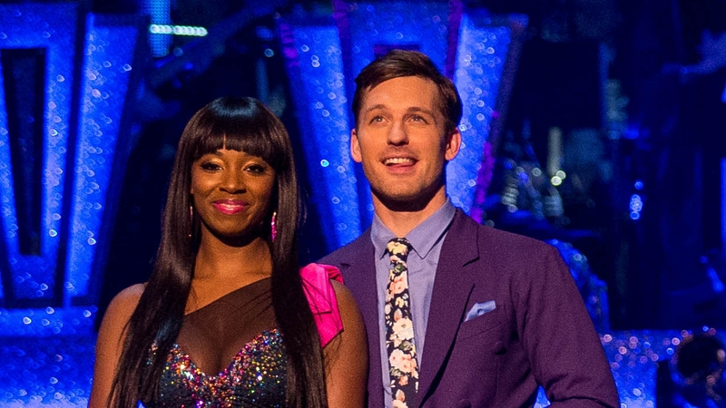 Jamelia and her dance partner Tristan MacManus