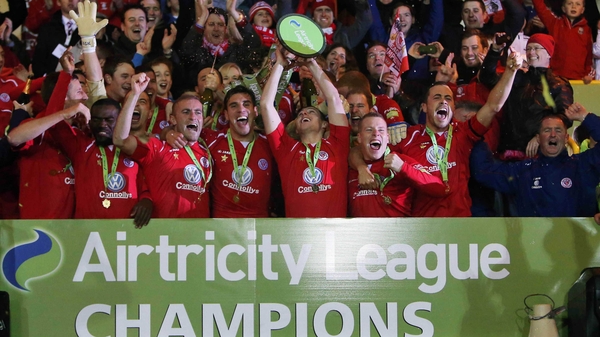 Sligo Rovers won the Premier Division title in 2012