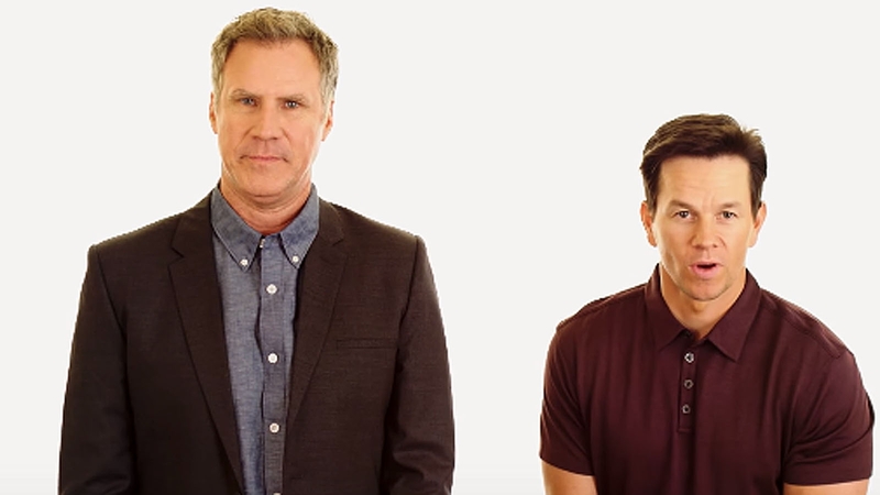 Will Ferrell and Mark Wahlberg made the announcement on YouTube