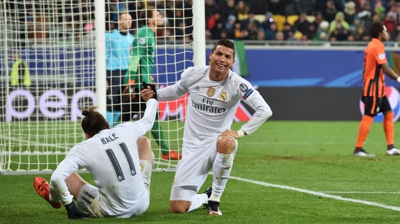 Cristiano Ronaldo scored twice for Real Madrid