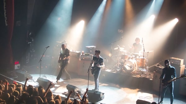 EODM on stage at the Bataclan in the minutes before gunmen burst into the venue