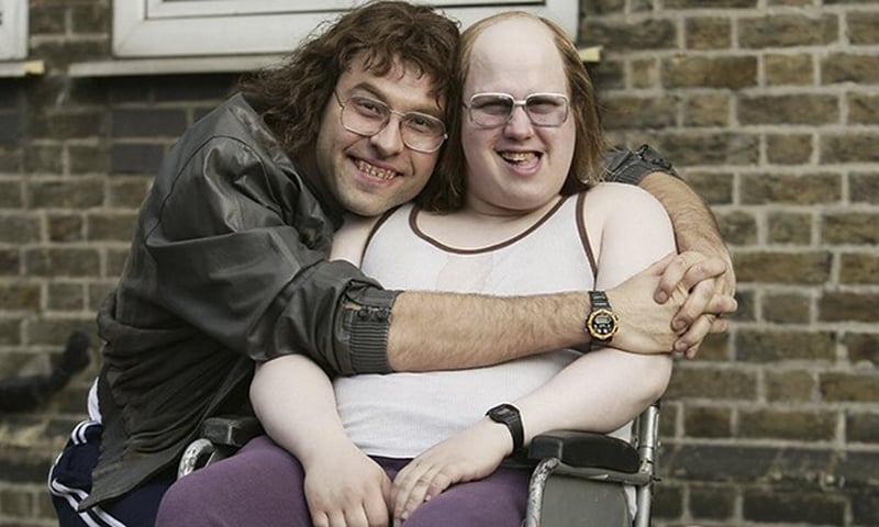 Davis Walliams and Matt Lucas in Little Britain