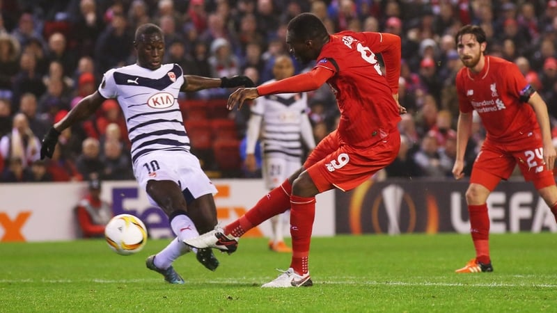 Christian Benteke scores the winner for Liverpool